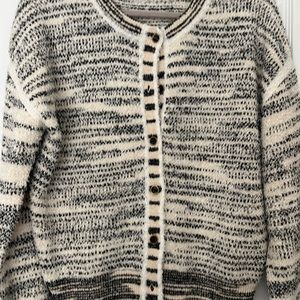 J crew textured cardigan